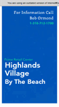 Mobile Screenshot of highlandsvillagebythebeach.com